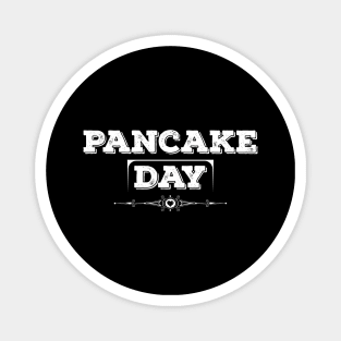 National Pancake Day White Magnet